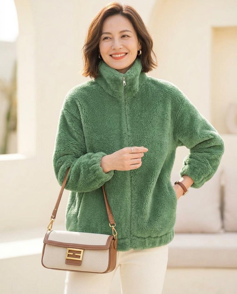Witt Mode - Salan | Flauschige Fleece Jacke Damen