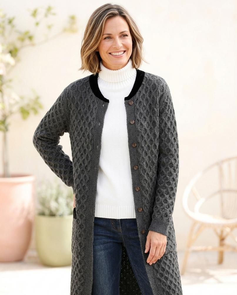 Witt Mode - Dasan | Strukturiert Lang Cardigan Damen