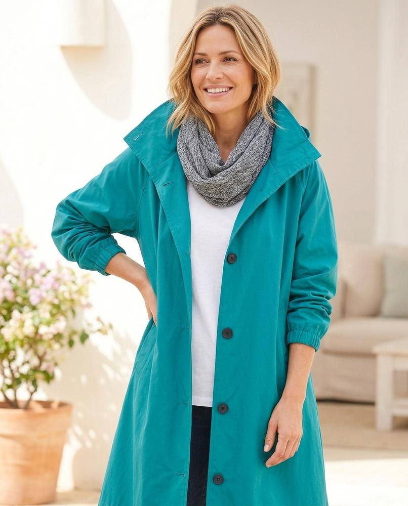 Witt Mode - Tasol | Geknöpft Langärmlig Mantel Damen
