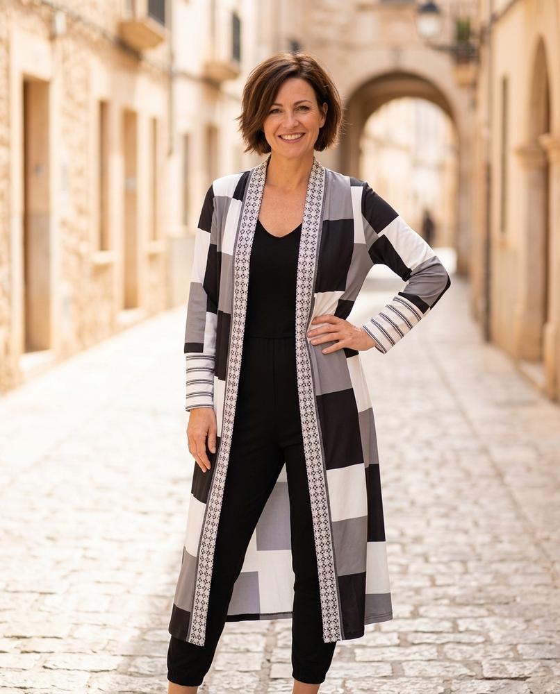Witt Mode - Taver | Gemustert Lang Cardigan Damen