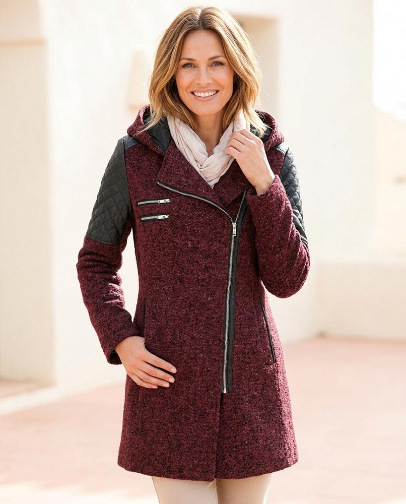 Witt Mode - Yomir | Asymmetrischer Taillierter Mantel Damen