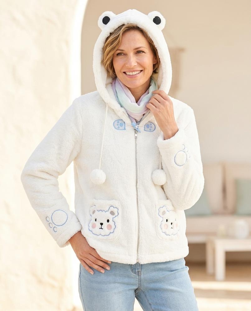 Witt Mode - Vilan | Plüschig Bestickt Jacke Damen