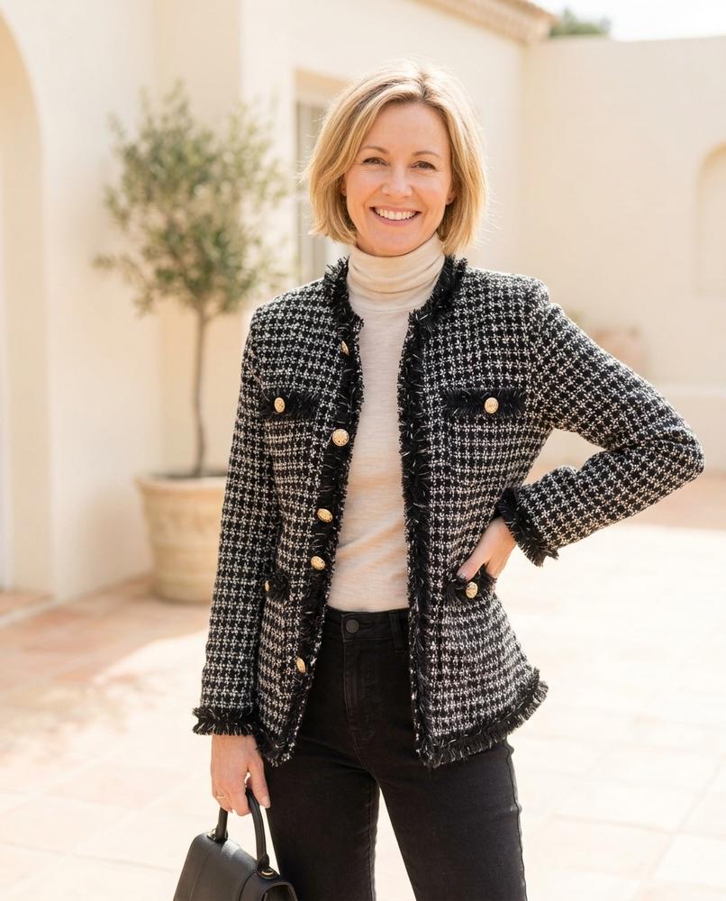 Witt Mode - Vinur | Strukturiert Gefranst Jacke Damen