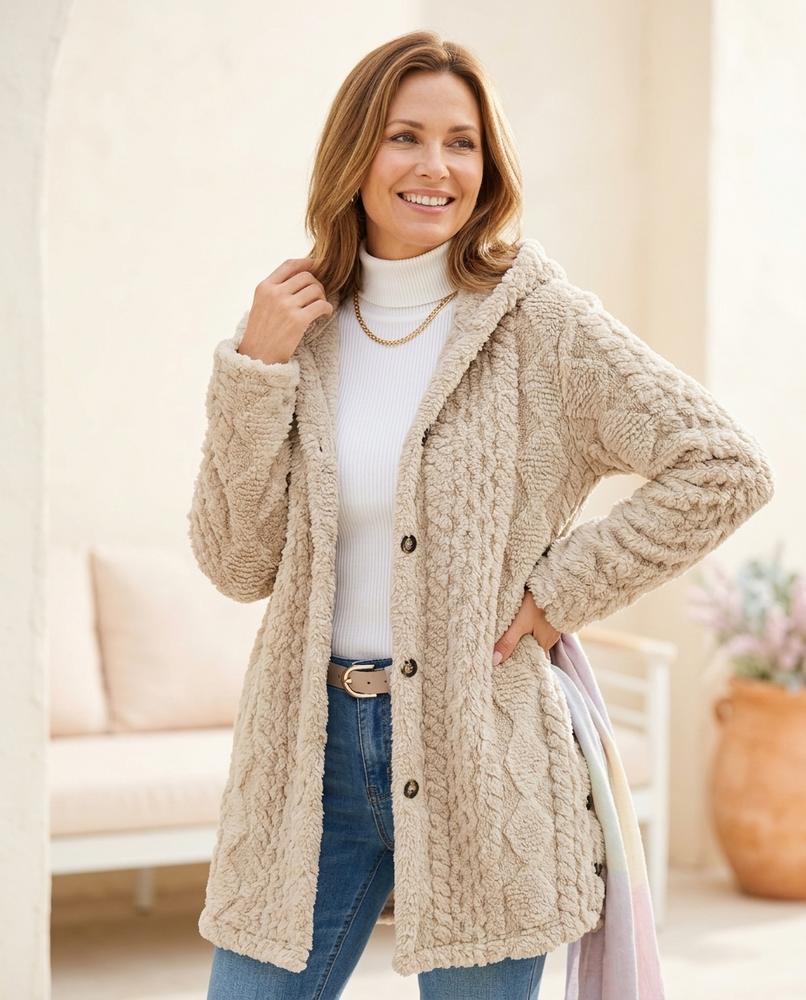 Witt Mode - Nituk | Strukturierte Geknöpfte Strickjacke Damen