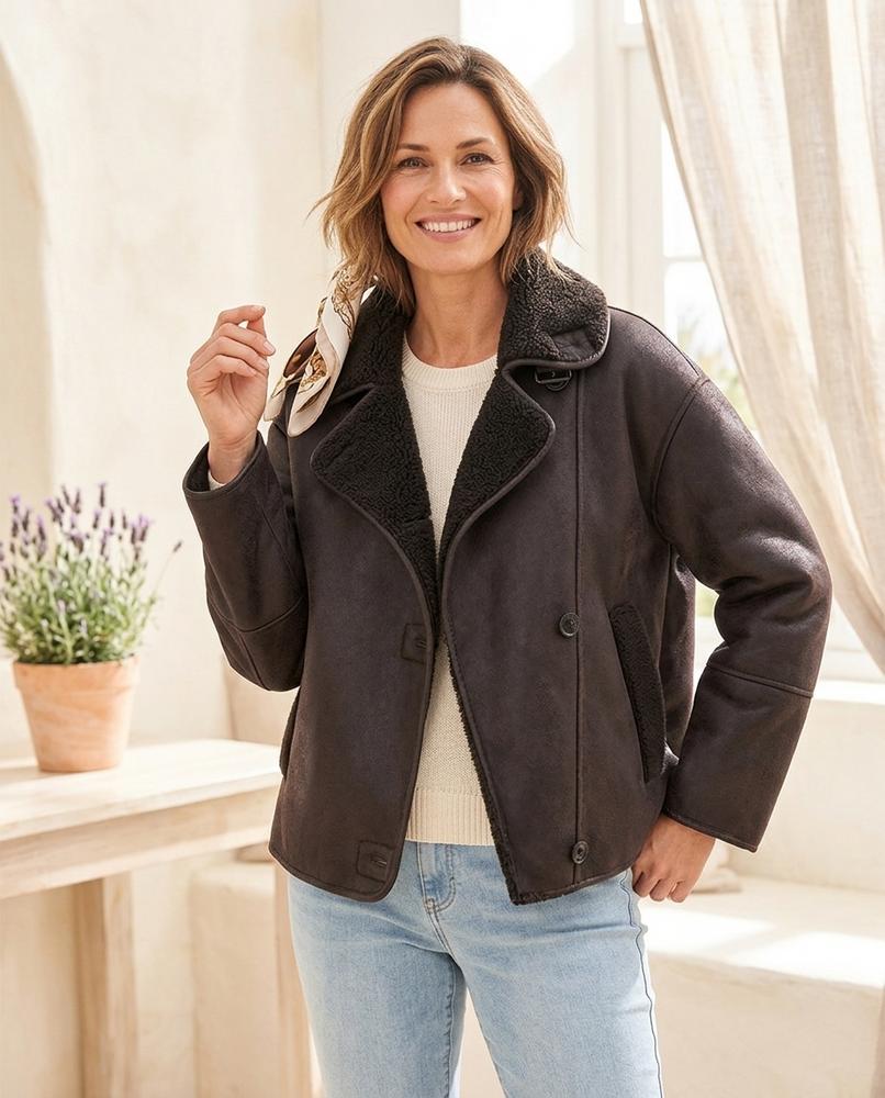 Witt Mode - Yabur | Gefütterte Weit Geschnittene Jacke Damen