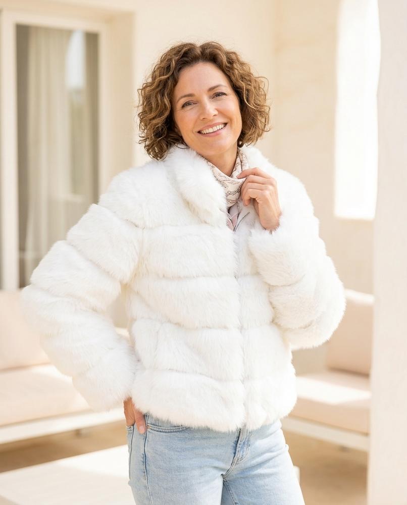 Witt Mode - Magar | Pelzige Gesteppte Jacke Damen