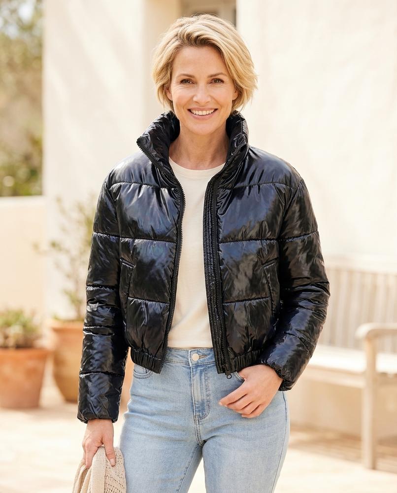 Witt Mode - Vivur | Glänzend Wattiert Jacke Damen