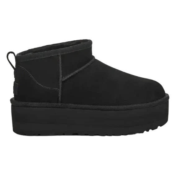 Classic Ultra Mini Platform Boot Damen Schwarz