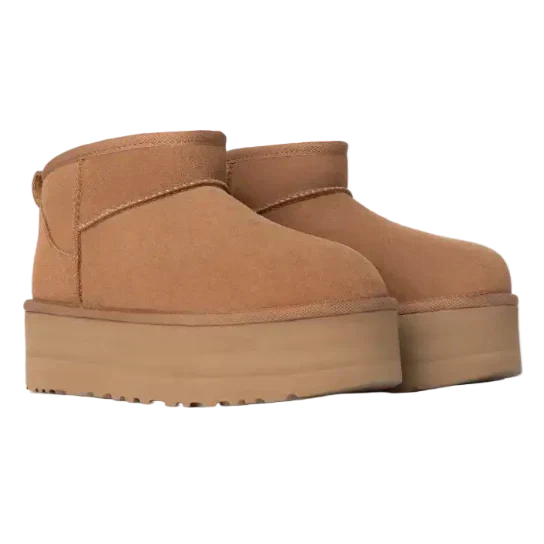 Classic Ultra Mini Platform Boot Damen Chestnut