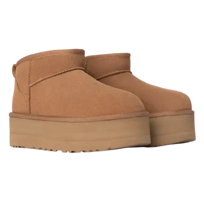 Classic Ultra Mini Platform Boot Damen Chestnut