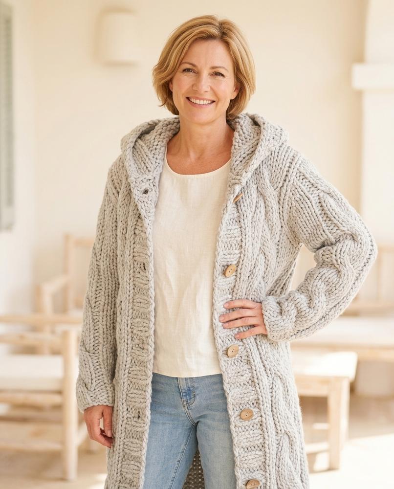 Witt Mode - Sevin | Grobgestrickter Strick Cardigan Damen