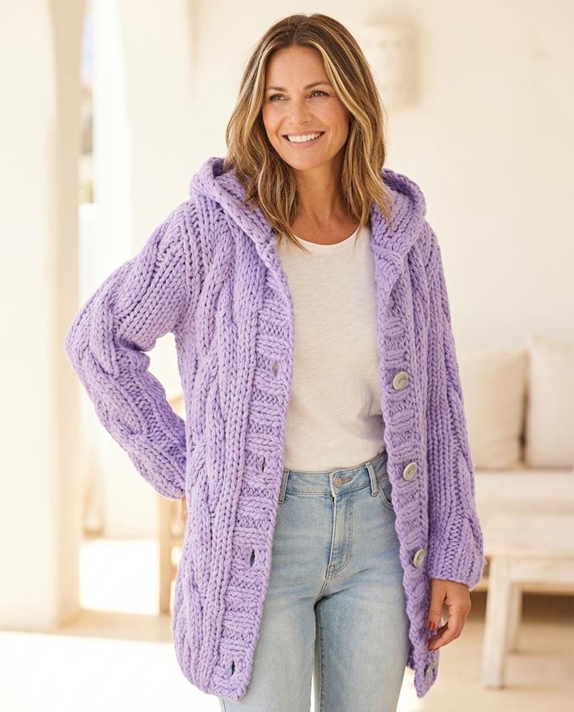 Witt Mode - Sevin | Grobgestrickter Strick Cardigan Damen