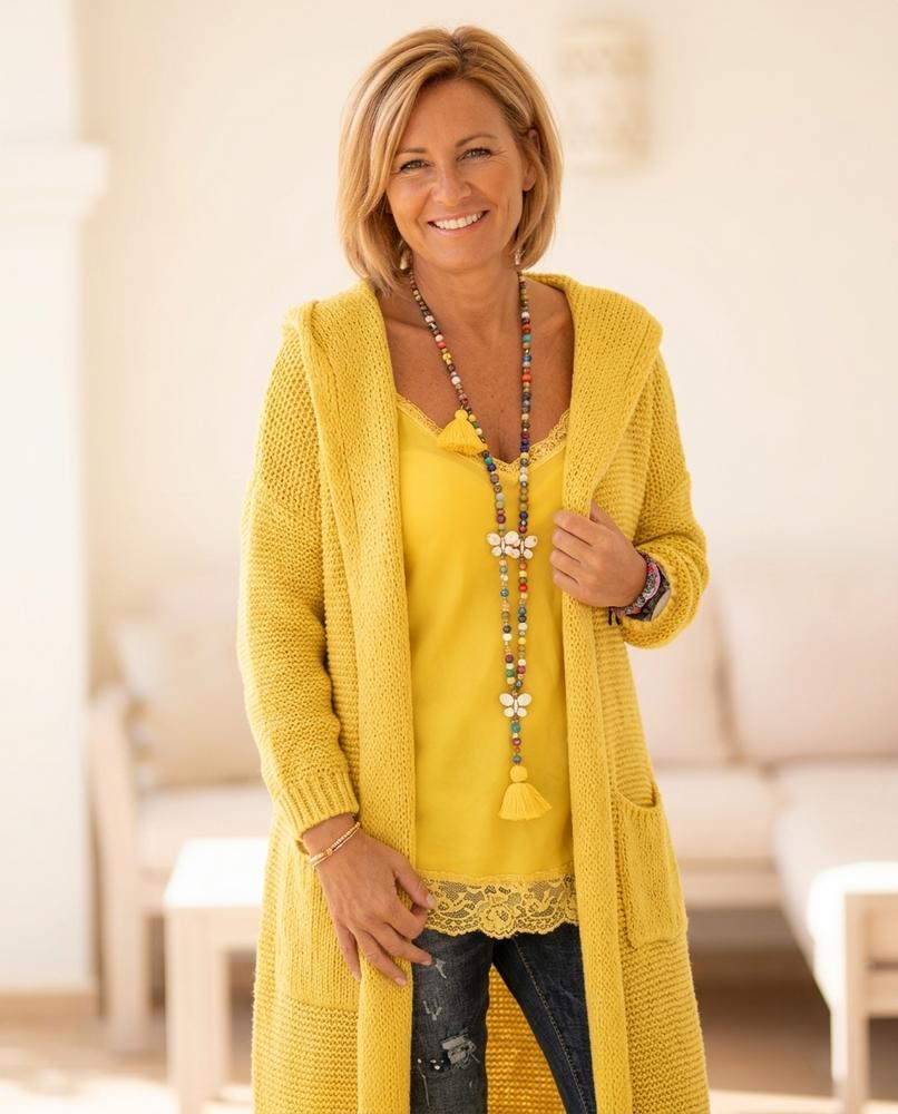 Witt Mode - Nover | Lange Offene Strickjacke Damen