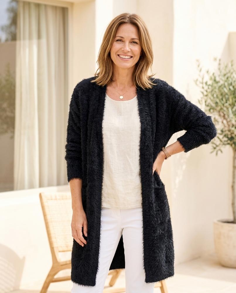 Witt Mode - Loser | Flauschig Lang Cardigan Damen