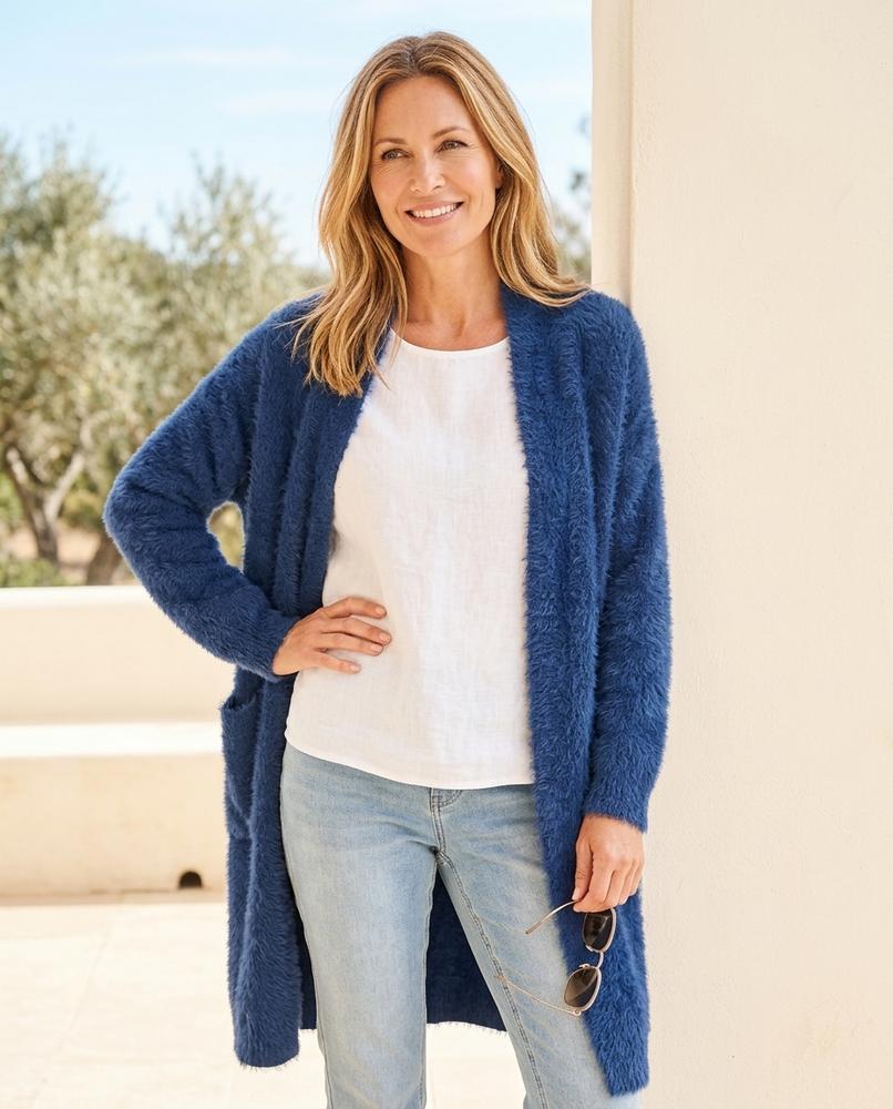 Witt Mode - Loser | Flauschig Lang Cardigan Damen