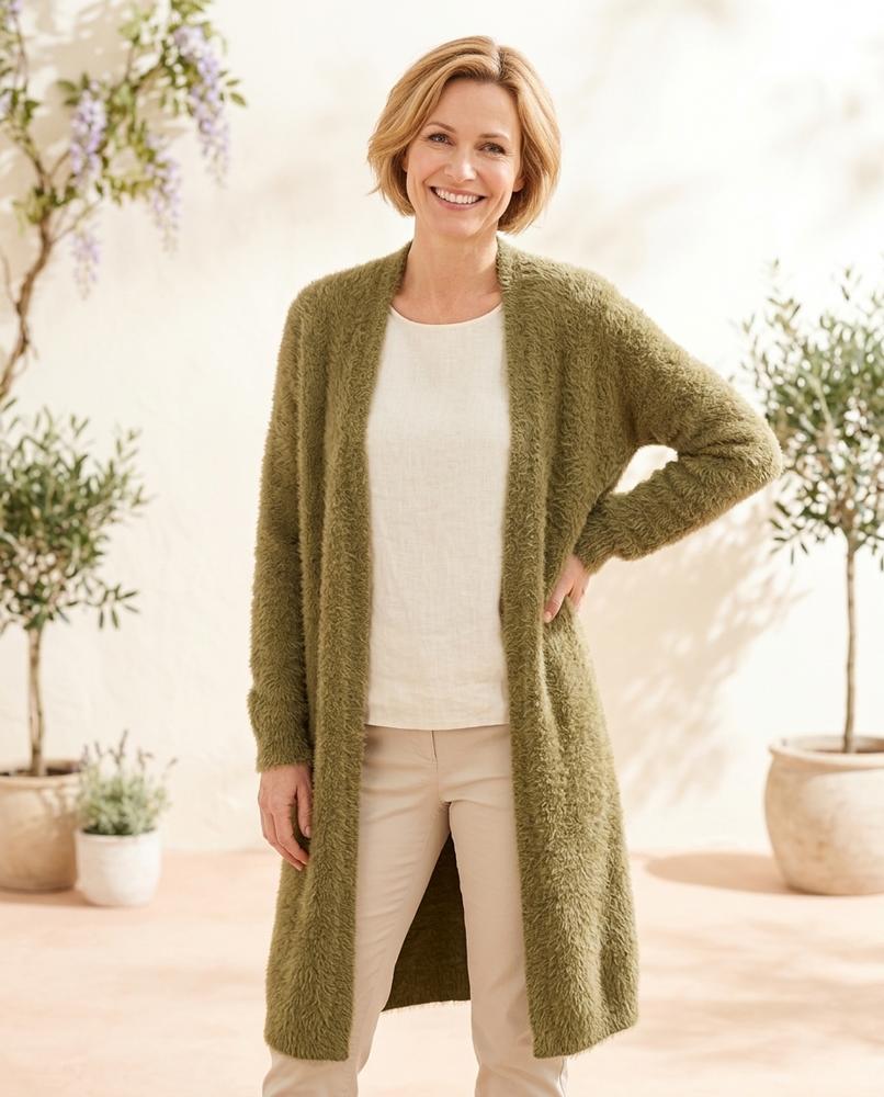 Witt Mode - Loser | Flauschig Lang Cardigan Damen
