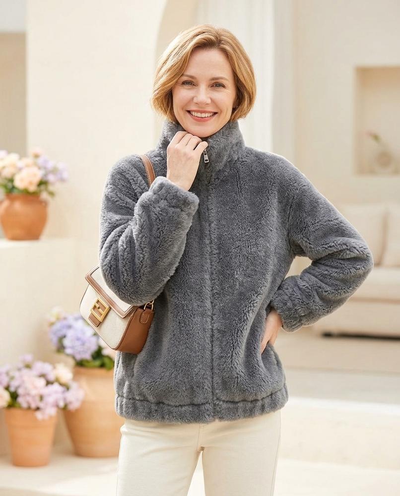 Witt Mode - Salan | Flauschige Fleece Jacke Damen