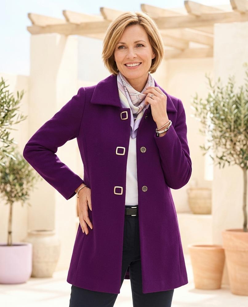 Witt Mode - Zerel | Einreihig Gerade Mantel Damen