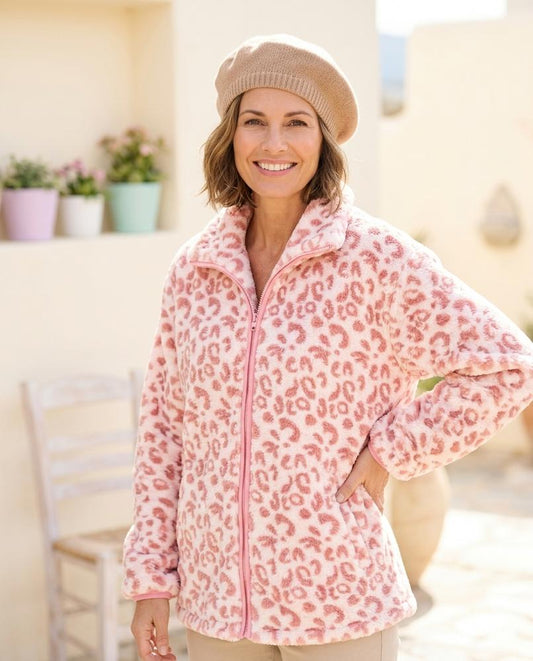 Witt Mode - Tisil | Plüschige Gemusterte Jacke Damen