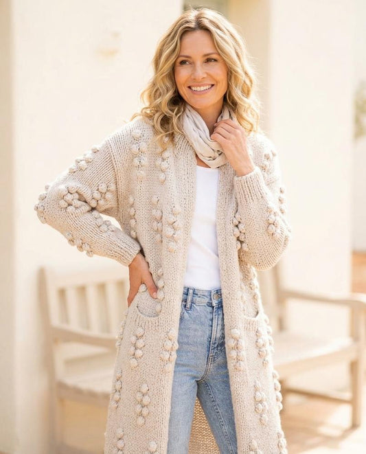Witt Mode - Rilan | Strukturiert Verschlusslos Cardigan Damen