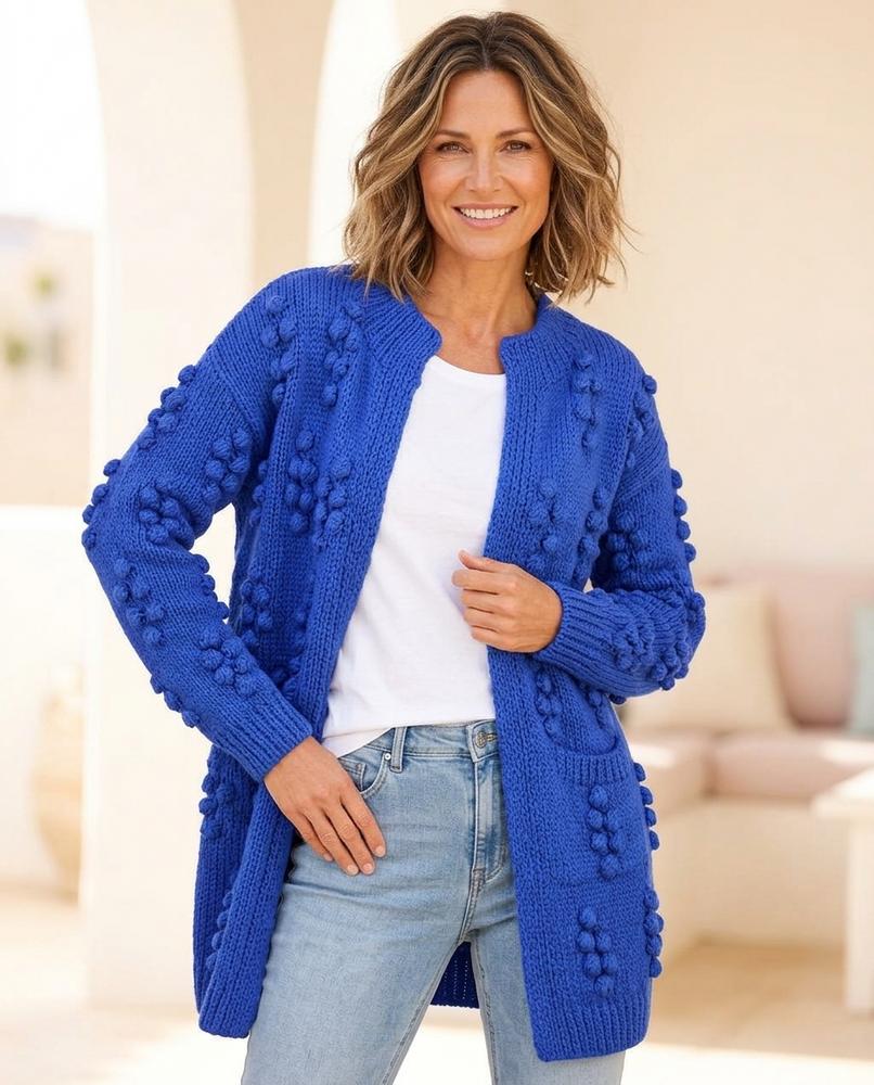 Witt Mode - Rilan | Strukturiert Verschlusslos Cardigan Damen