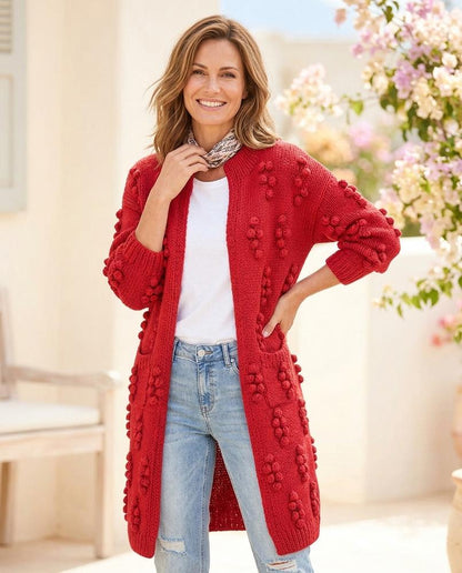 Witt Mode - Rilan | Strukturiert Verschlusslos Cardigan Damen