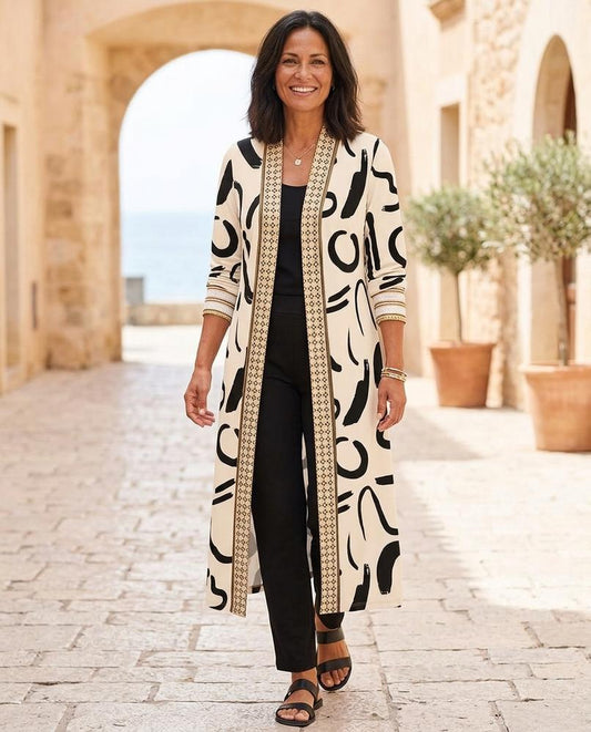 Witt Mode - Taver | Gemustert Lang Cardigan Damen