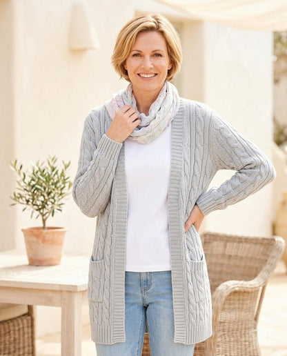 Witt Mode - Rovan | Strukturiert Langgeschnitten Cardigan Damen
