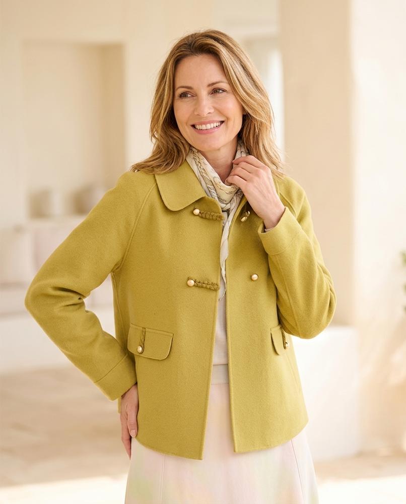 Witt Mode - Tinav | Geflochtene Kurzgeschnittene Jacke Damen