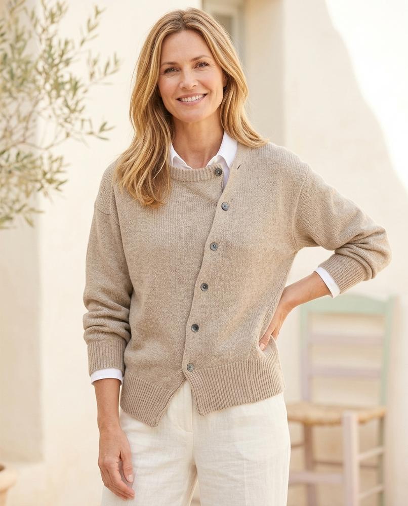 Witt Mode - Semor | Asymmetrisch Gestrickt Cardigan Damen