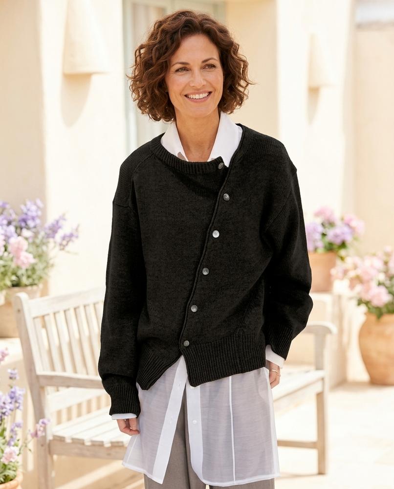 Witt Mode - Semor | Asymmetrisch Gestrickt Cardigan Damen