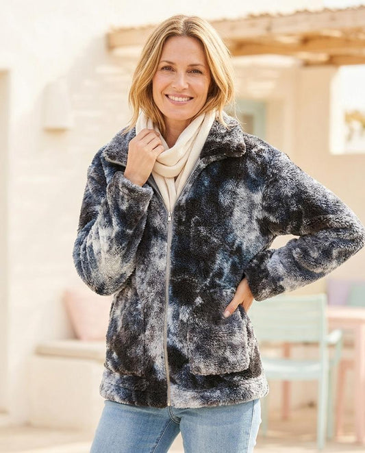 Witt Mode - Arlor | Plüschig Marmoriert Jacke Damen