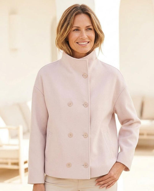 Witt Mode - Comel | Doppelreihige Kurzgeschnittene Jacke Damen