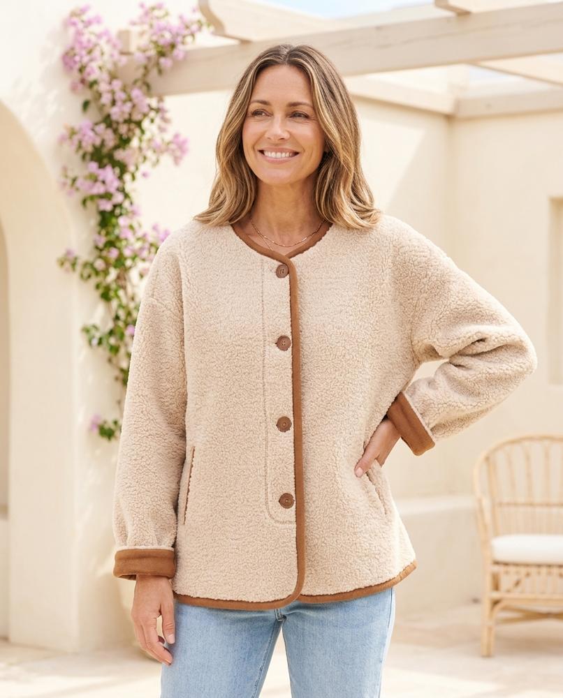 Witt Mode - Lator | Geknöpft Strukturiert Jacke Damen