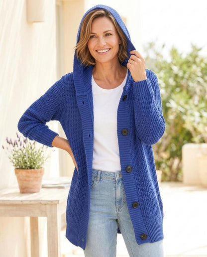 Witt Mode - Alhal | Langgeschnittene Gerippte Strickjacke Damen