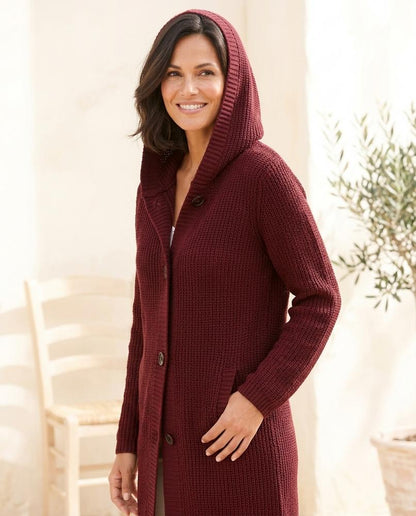 Witt Mode - Alhal | Langgeschnittene Gerippte Strickjacke Damen