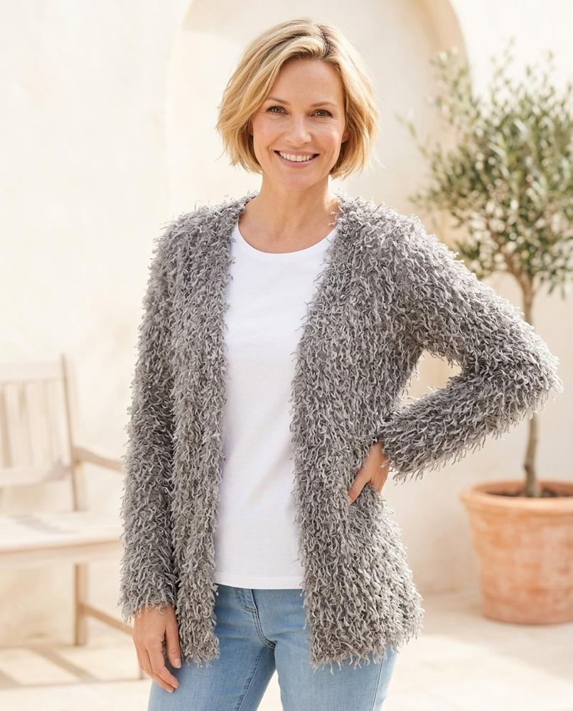 Witt Mode - Zanal | Strukturiert Verschlusslos Cardigan Damen