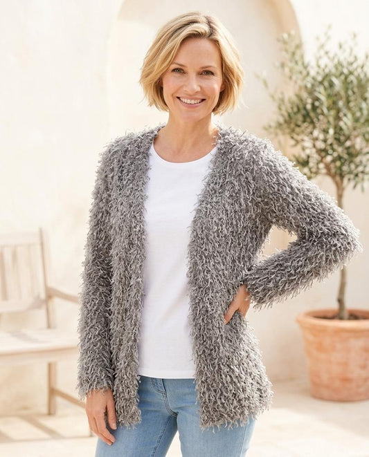 Witt Mode - Zanal | Strukturiert Verschlusslos Cardigan Damen