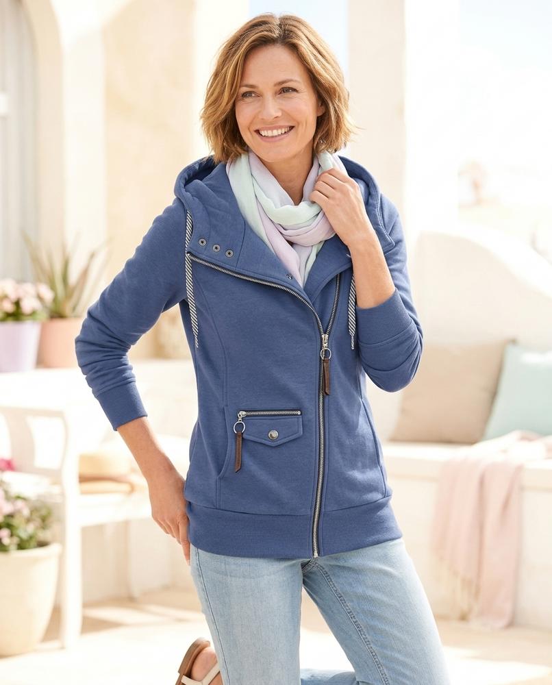 Witt Mode - Aldan | Taillierter Hochgeschlossener Hoodie Damen