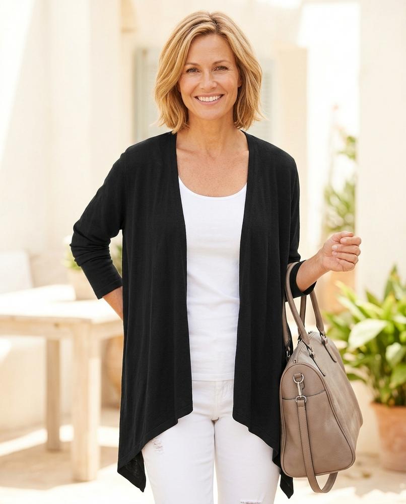 Witt Mode - Alzan | Offener Asymmetrischer Cardigan Damen