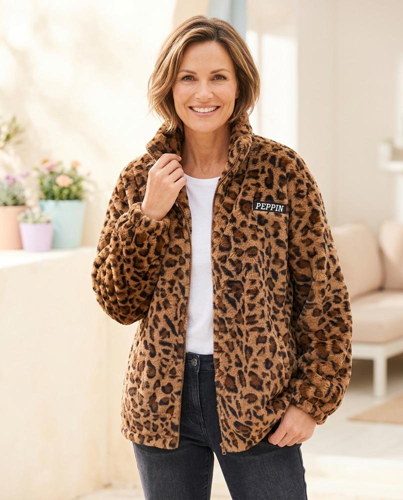Witt Mode - Coram | Plüschige Gemusterte Jacke Damen