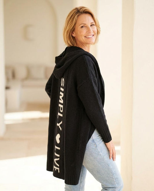 Witt Mode - Zeken | Gestrickter Langer Hoodie Damen