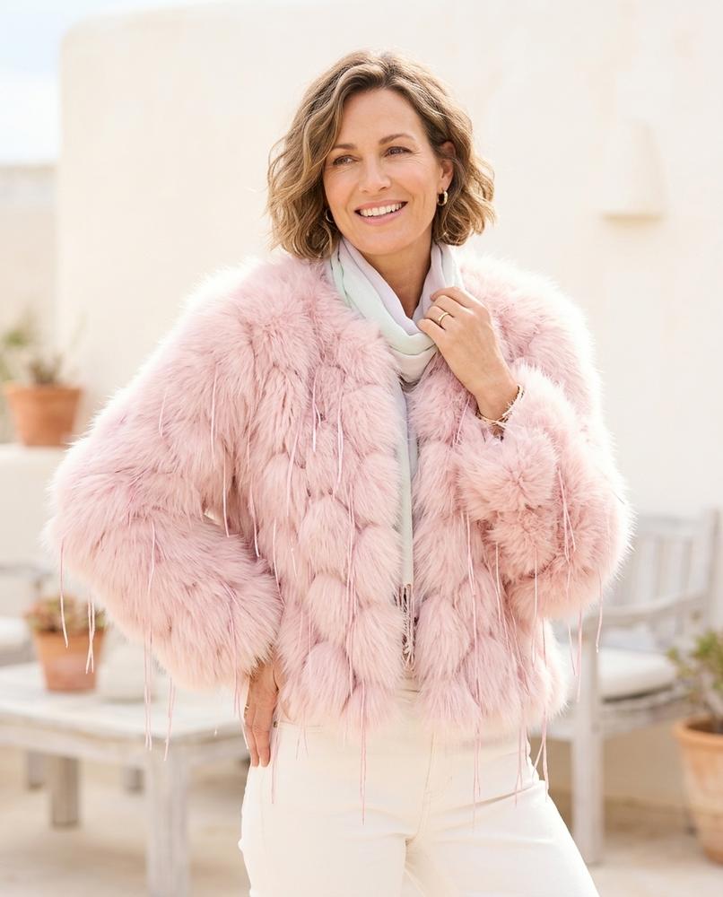 Witt Mode - Rimel | Gestuft Pelzig Jacke Damen