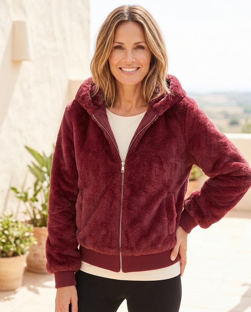 Witt Mode - Kelar | Plüschige Kurze Jacke Damen