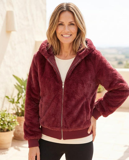 Witt Mode - Kelar | Plüschige Kurze Jacke Damen