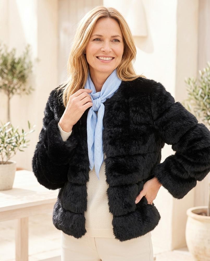 Witt Mode - Kahal | Flauschig Gestuft Jacke Damen