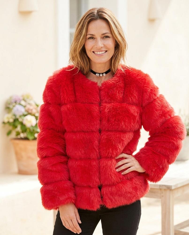 Witt Mode - Kahal | Flauschig Gestuft Jacke Damen