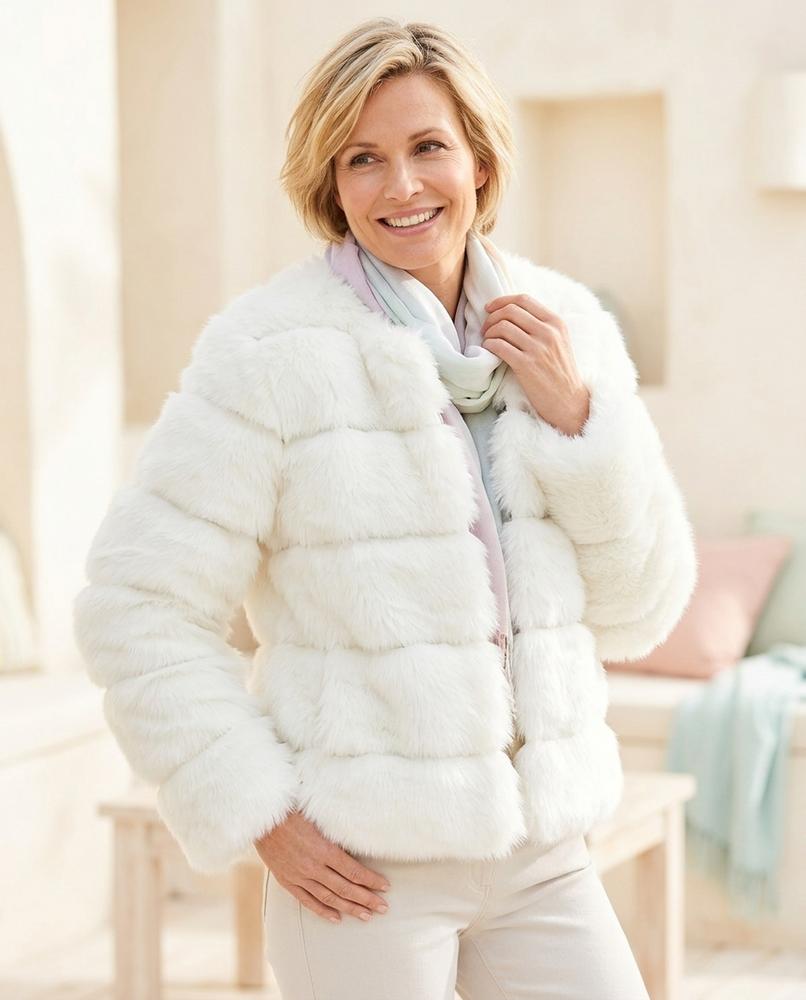 Witt Mode - Kahal | Flauschig Gestuft Jacke Damen