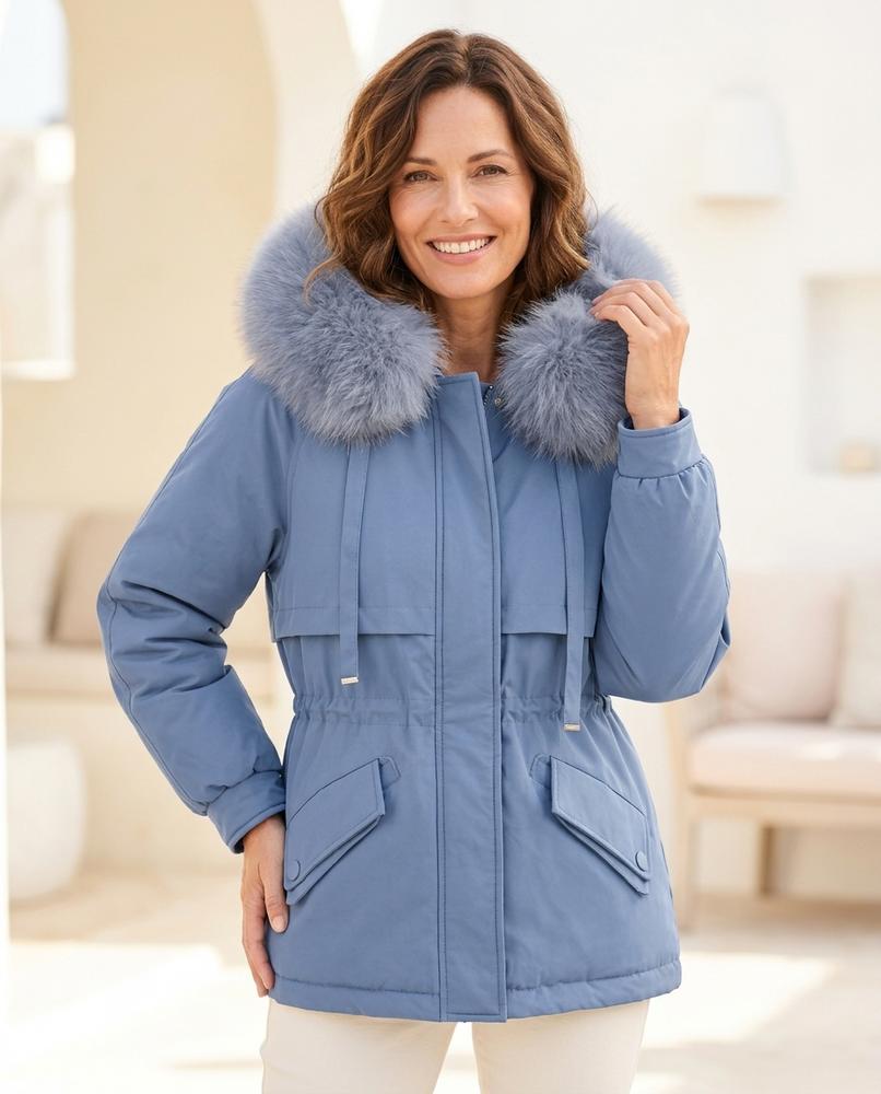 Witt Mode - Zezan | Gefüttert Fellkapuzen Jacke Damen