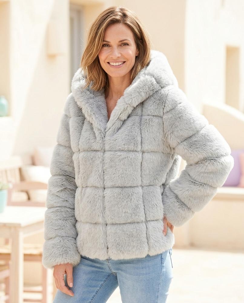 Witt Mode - Cotir | Segmentierte Plüschige Jacke Damen